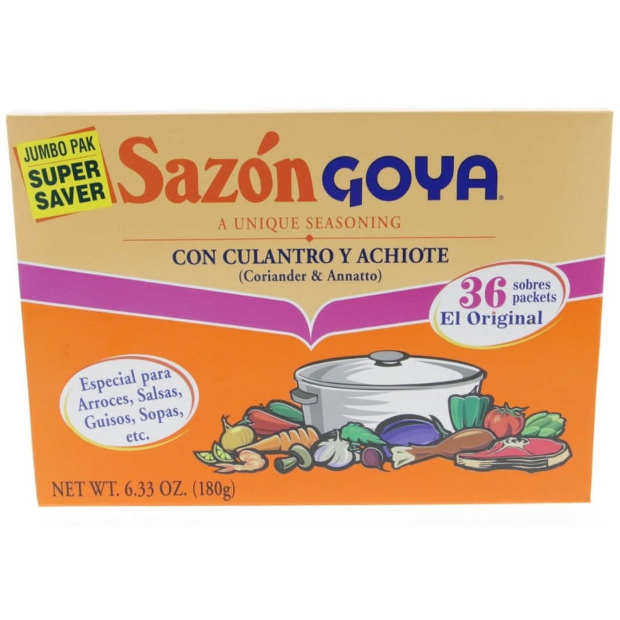 Sazon Goya with coriander and annatto, 6.33 Oz