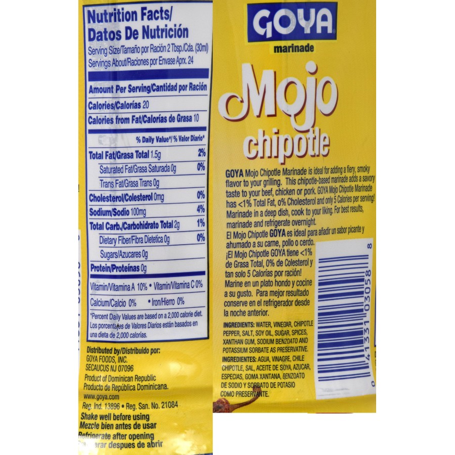 Goya Marinade, Mojo Chipotle, 24 Oz